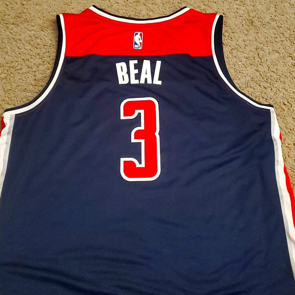 Washington Wizards x Fanatics - #3 Bradley Beal XL Extra-Large Jersey Navy Red